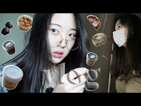 SUB) ✿ ̣。VLOG | 다이어트 12주차 | 새로운 비건빵 먹는 나? 완전 럭키비키잖아 | 비건빵먹방