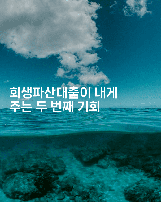 회생파산대출이 내게 주는 두 번째 기회-비건키친